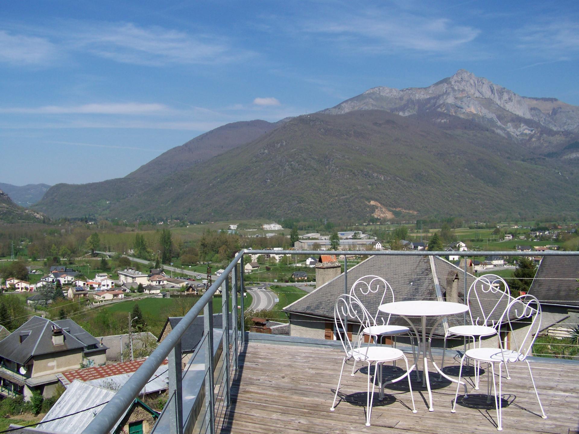 Terrasse et son panorama